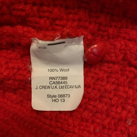 J. Crew Red Crewneck Knit Sweater - Picture 8 of 8